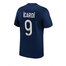Paris Saint-Germain Mauro Icardi #9 Hemmatröja 2022-23 Korta ärmar